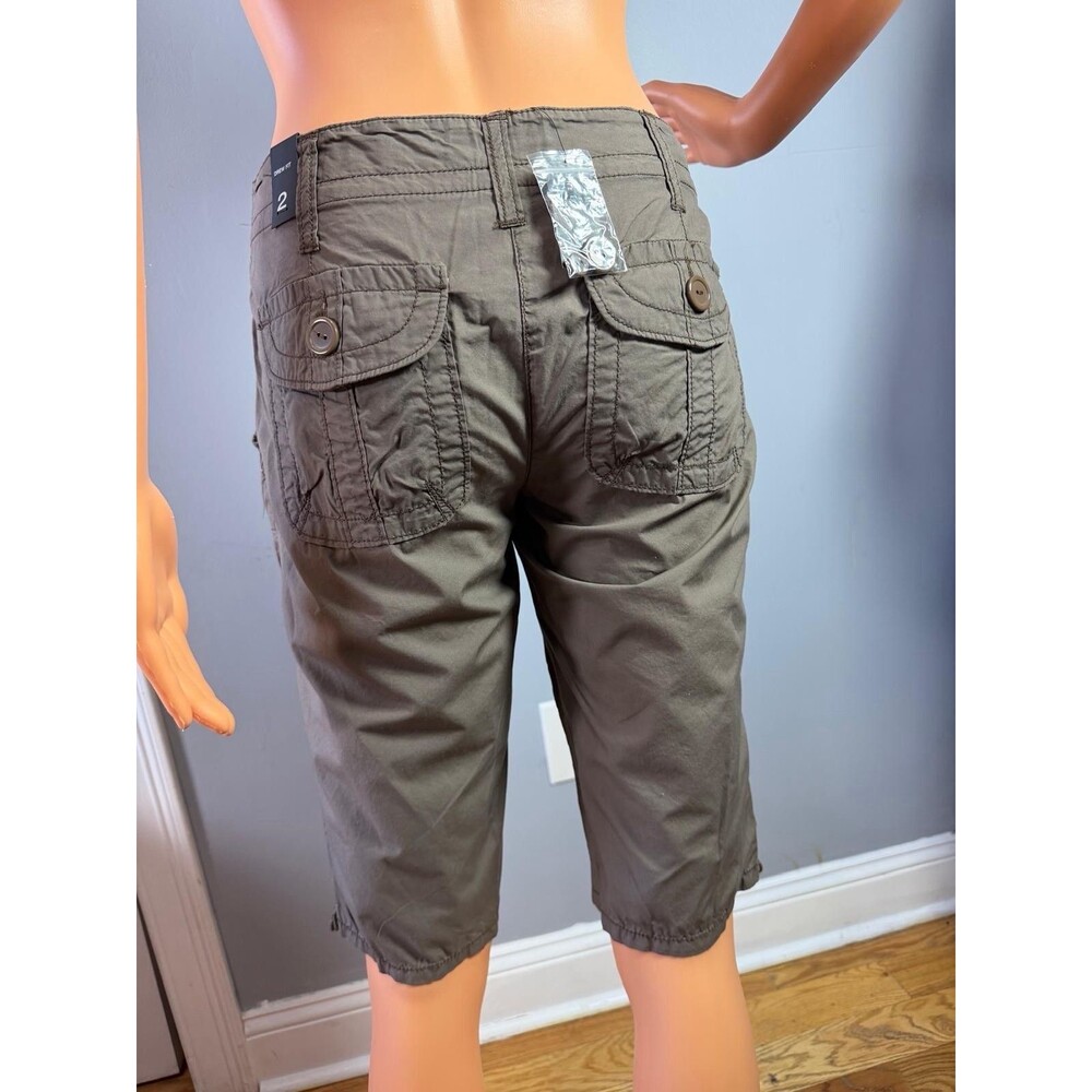 The Limited Womens Capri Pants Size 2 NWT Brown Drew Fit Cropped Casual Outdoor. - Picture 2 of 9